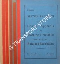 Book cover of General Appendix to Working Timetable and books of Rules and Regulations - October 1960 by British Railways 